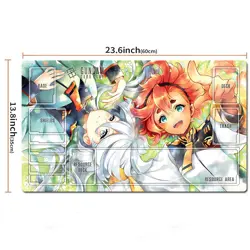 Gundam Table Playmat Suletta & Miorine EVX02 TCG CCG Pad Trading Card Game Mat - Image 2
