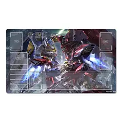 Wing Gundam Zero Custom Gundam Epyon Table Playmat TCG CCG Trading Card Game Mat - Image 1
