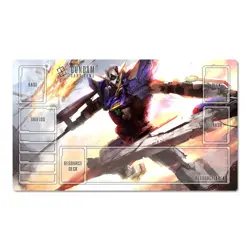 Gundam Exia Table Playmat TCG CCG Gaming Play Pad Trading Card Game Mat Mousepad - Image 1