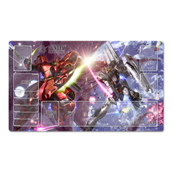 Mobile Suit Gundam Table Playmat TCG CCG Play Pad Trading Card Game Mat Mousepad - Image 1