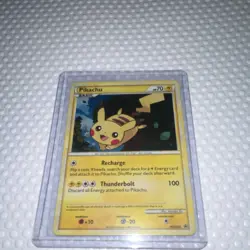 Pokemon Pikachu Promo Holo Basic HGSS03 HGSS Set 70 HP Thunderbolt 2010 Card - Image 1