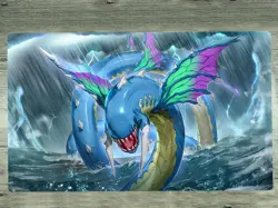 YGOmat Ocean Dragon Lord - Neo-Daedalus Trading Card Game Playmat TCG CCG Mat - Image 1