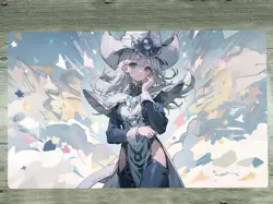 YGOmat Silent Magician Trading Card Game Pad Table Playmat TCG CCG Mat Free Bag - Image 1