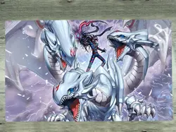 YGOmat Dragon Magia Master Trading Card Game Pad Table Playmat TCG CCG Mat & Bag - Image 1