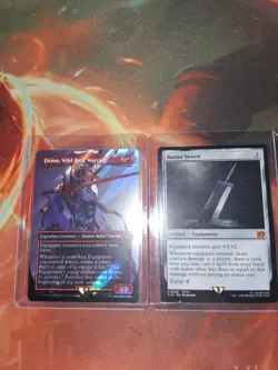 MTG Final Fantasy Buster Sword Non Foil, And Surge Foil Firion - Image 1