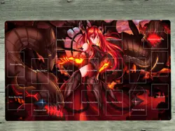 YGOmat Promethean Princess Trading Card Game Pad Table Playmat TCG CCG Mat & Bag - Image 1