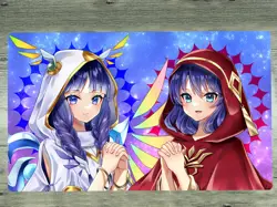YGOmat Girl Diviner of the Herald Trading Card Game Play Pad Playmat TCG CCG Mat - Image 1