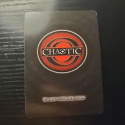 Chaotic Savell Super Rare Chaotic TCG Card 1st edition Max Energy - Image 2