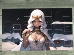 YGOmat Ishizu Ishtar Trading Card Game Mat Table Pad Playmat TCG CCG Mat & Bag - Image 1