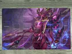 YGOmat Kashtira Arise-Heart Trading Card Game Mat Table Pad Playmat TCG CCG Mat - Image 1