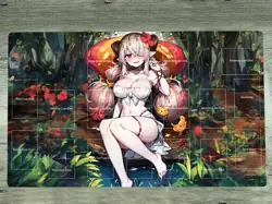 YGOmat Traptrix Pinguicula Trading Card Game Playmat TCG CCG Play Mat Mouse Pad - Image 1