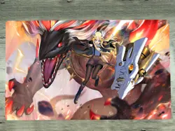 YGOmat Playmat Incredible Ecclesia the Virtuous TCG CCG Card Game Mat Free Bag - Image 1