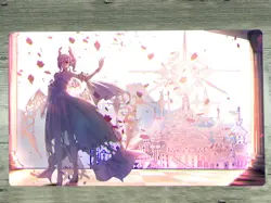 YGOmat Silver Sentinel Labyrinth TCG CCG Playmat Trading Card Game Mat Free Bag - Image 1