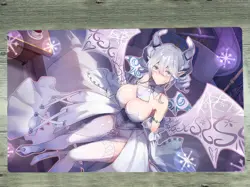 YGOmat Silver Sentinel TCG CCG Trading Card Game Mat Board Gaming Pad Playmat - Image 1