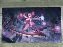 YGOmat Playmat Red Blossoms from Underroot CCG TCG Mat Trading Card Game Mat - Image 1