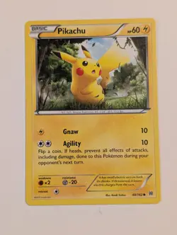 Pikachu - Pokemon XY BREAKThrough 48/162 Trading Card Single - Image 1