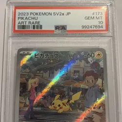 PSA 10 Pikachu 173/165 SV2a 151 Art Rare Japanese Pokemon Card Gem Mint - Image 5