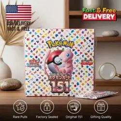 Pokemon Card Scarlet & Violet Pokemon Card 151 Booster Box Japanese sv2a 10 Pack - Image 1