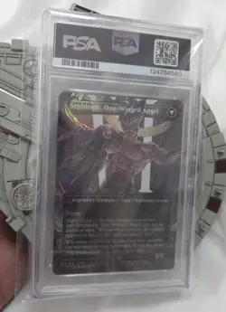 2025 MTG FINAL FANTASY EN SEPHIROTH CHARACTER BORDERLESS FOIL #0382 PSA 10 - Image 2