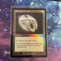 Pristine Talisman (FOIL) x1 - MTG The Brothers' War Retro Artifacts BRR #43 - Image 1