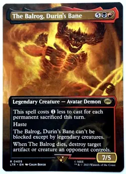 The Balrog, Durin's Bane, R 0405, NM, Foil, MTG, , Lord Rings - Image 1