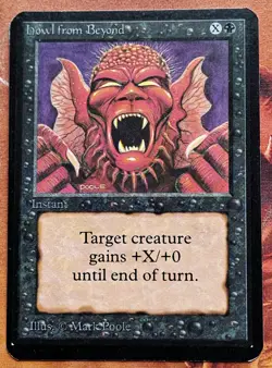 Mtg Alpha Miscut Howl From Beyond - Image 1