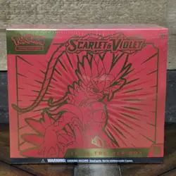 Pokemon TCG Scarlet and Violet Base Set ETB Elite Trainer Box Koraidon Sealed - Image 1