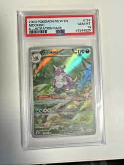 2023 POKEMON MEW EN-151 ILLUSTRATION RARE #174 NIDOKING PSA 10 - Image 1
