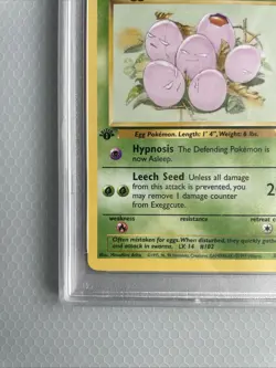 1999 Pokemon Jungle Exeggcute #52 1st Edition PSA 10 - Image 4