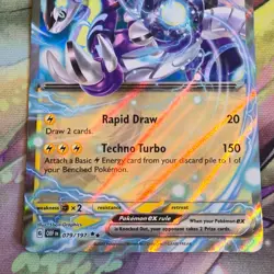 Miraidon ex 081/198 SV01: Scarlet & Violet Base Set NM Rare Holo Pokemon Card - Image 3