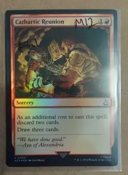 MTG, Cathartic Reunion, U, Universes Beyond: Assassins Creed, ACR, 0094 FOIL - Image 1