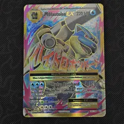M Blastoise EX (Full Art) 102/108 Evolutions Holo Pokemon TCG NM - Image 1