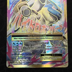 M Blastoise EX (Full Art) 102/108 Evolutions Holo Pokemon TCG NM - Image 3