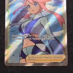Skyla Ultra Rare Full Art 072/072 Pokemon Sword & Shield Shining Fates Holo - Image 3
