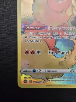 Pokemon TCG Flareon TG01/TG30 Brilliant Stars Trainer Gallery Holo NM - Image 5