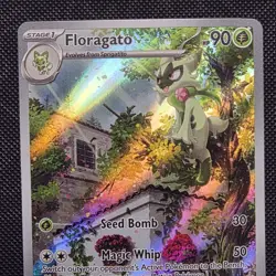 Floragato Illustration Rare Sv02: Paldea Evolved Pokemon TCG 197/193 IR - Image 2