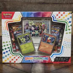 POKEMON Grand Adventure Collection box 4 packs inc Surging Sparks New & Sealed - Image 1