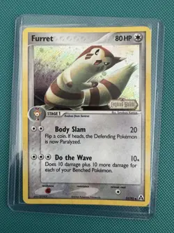 Pokemon TCG Furret Legend Maker 33/92 Uncommon Reverse Holo Stamped - Image 1
