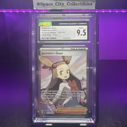 Pokemon TCG Jasmine's Gaze 233/191 Surging Sparks 2024 CGC 9.5 - Image 1