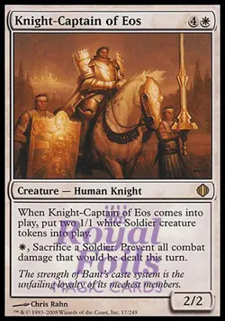 Knight-Captain of Eos 1x FOIL ALA MTG Shards of Alara Rare MINT white - Image 1