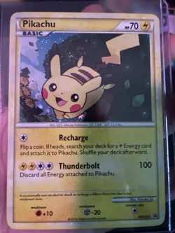 Pokemon TCG Pikachu HGSS03 HGSS Promo Holo English Basic 70 HP - Image 1
