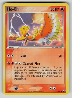 Ho-Oh 27/115 Rare Unseen Forces Pokemon LP - Image 1