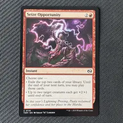 Seize Opportunity 0119 MTG Tarkir: Dragonstorm Near Mint (NM) - Image 1