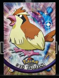 1999 Topps Pokemon TV Animation Series 1 Rasaff #57 Blue Logo Regular German LP - Image 3