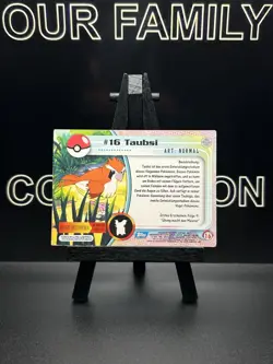 1999 Topps Pokemon TV Animation Series 1 Rasaff #57 Blue Logo Regular German LP - Image 4