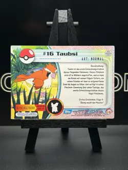 1999 Topps Pokemon TV Animation Series 1 Rasaff #57 Blue Logo Regular German LP - Image 5