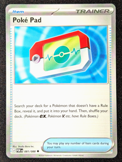 Poke Pad 081/088 Perfect Order POR Uncommon Pokemon Trainer Item NM - Image 1