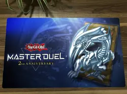 WVICM Playmat Blue Eyes White Dragon TCG CCG Play Pad Trading Card Game Mat - Image 1