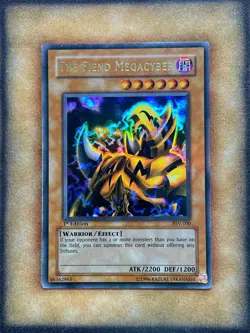 Yugioh The Fiend Megacyber PSV-100 Ultra Rare 1st Ed LP - Image 1