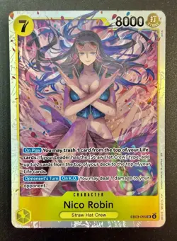 Nico Robin (055) EB03-055 Extra Booster: One Piece Heroines Edition Foil - Image 1